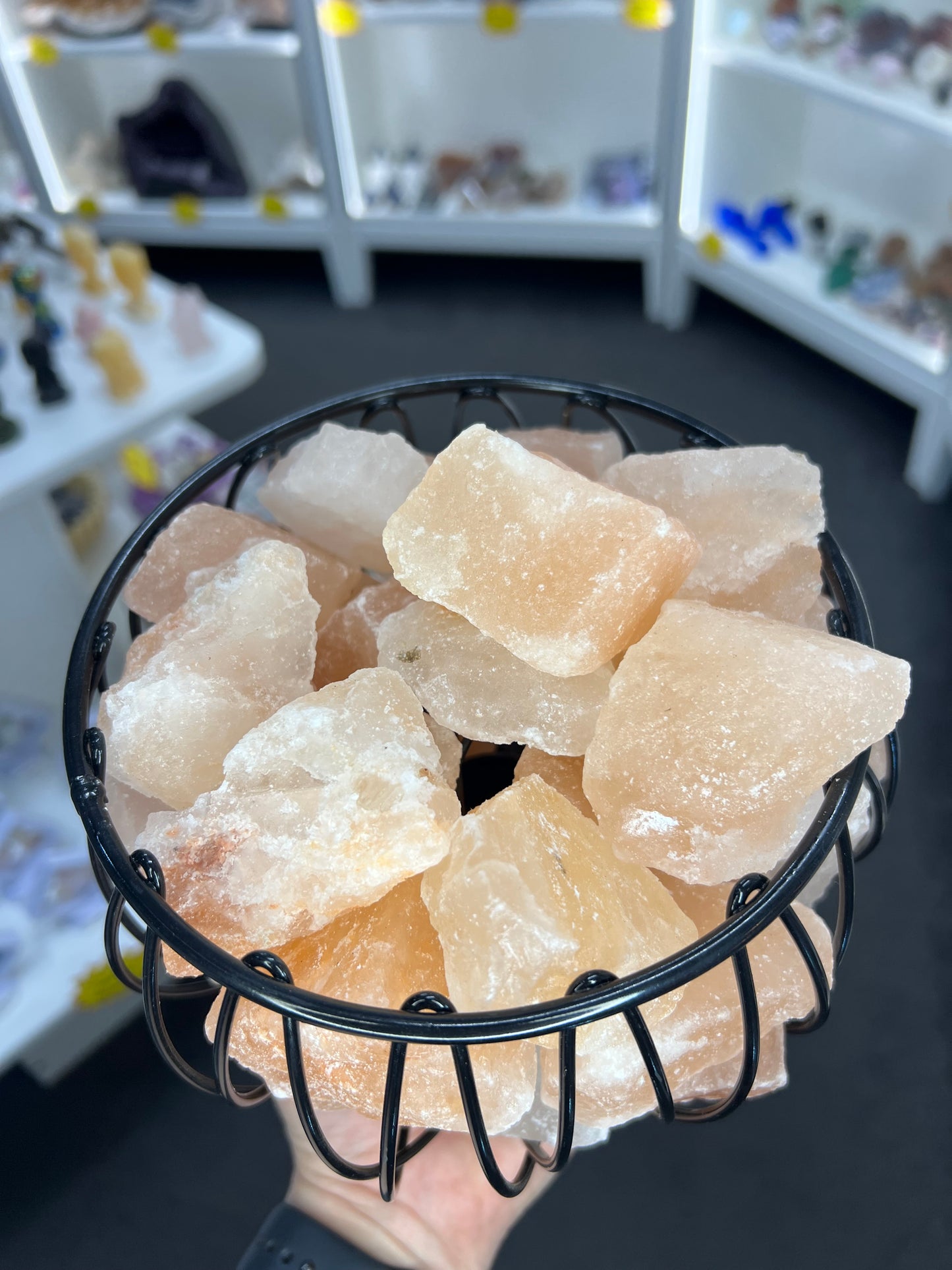 Himalayan Salt Lamp Chunks Amore Lamp