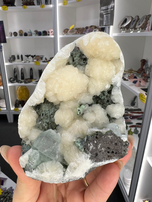 Apophyllite x Stilbite Specimen