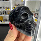 Black Fluorite Skull (UV Reactive)