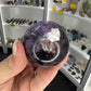Purple Mica Sphere with Stand