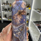 Blue Flower Agate Tower