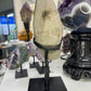 Amethyst Cluster on Rotating Stand
