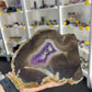 Amethyst / Agate Slab on Stand