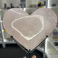Rose Quartz Heart on Stand
