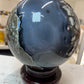 Huge Volcano Agate Sphere on Stand (UV Reactive)