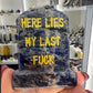 Sodalite Tombstone