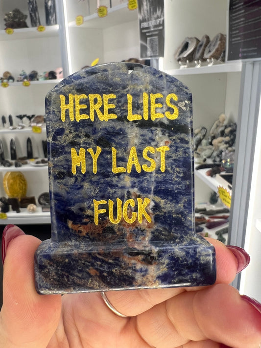 Sodalite Tombstone