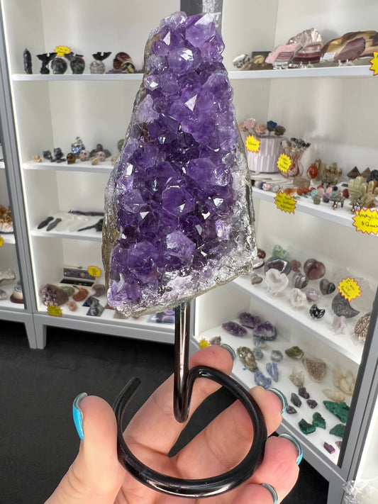 Amethyst Cluster on Stand