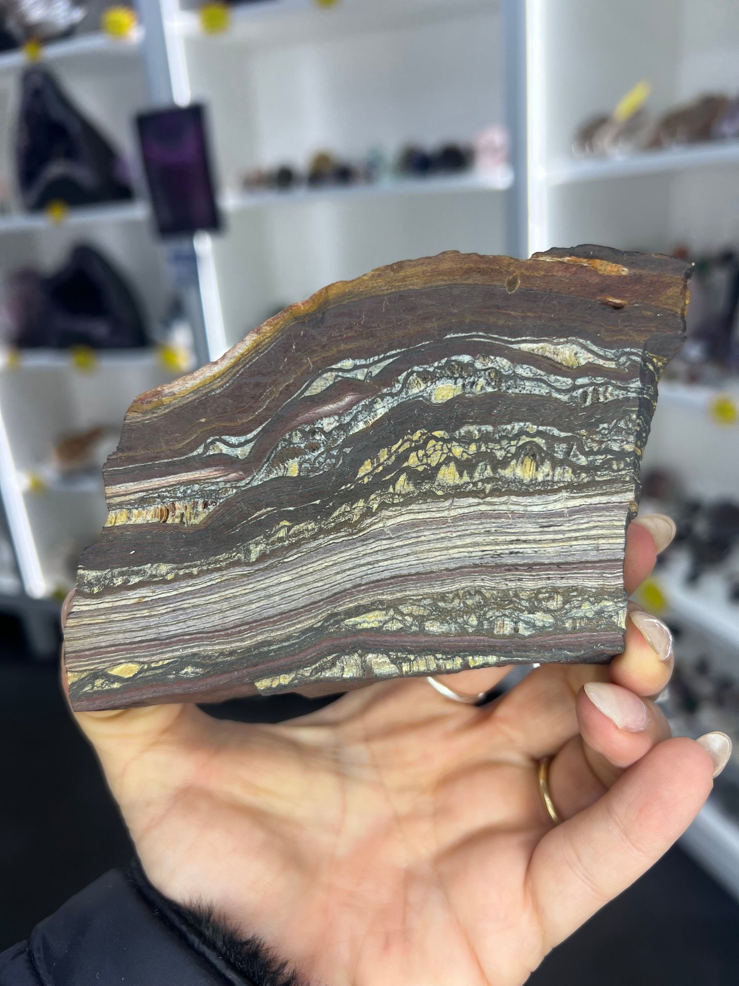 Banded Tiger Iron Slab