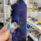 Blue Flower Agate Tower