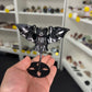 Black Obsidian Bat on Stand