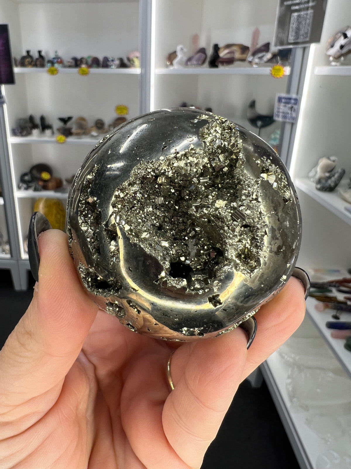 Pyrite Sphere with Stand