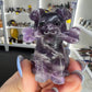 Amethyst Dog with Bone