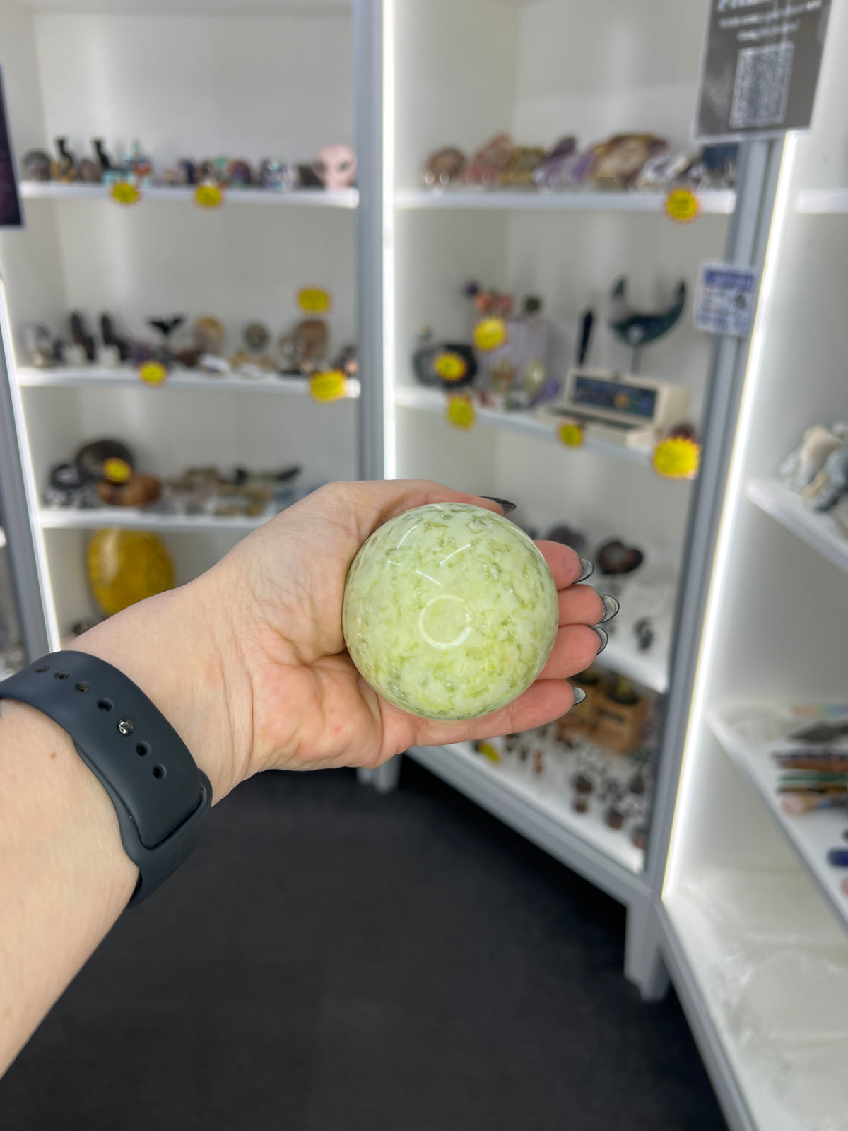 Xiu Jade Sphere on Stand