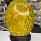 Huge Bamboo Leaf Jasper Freeform on Stand