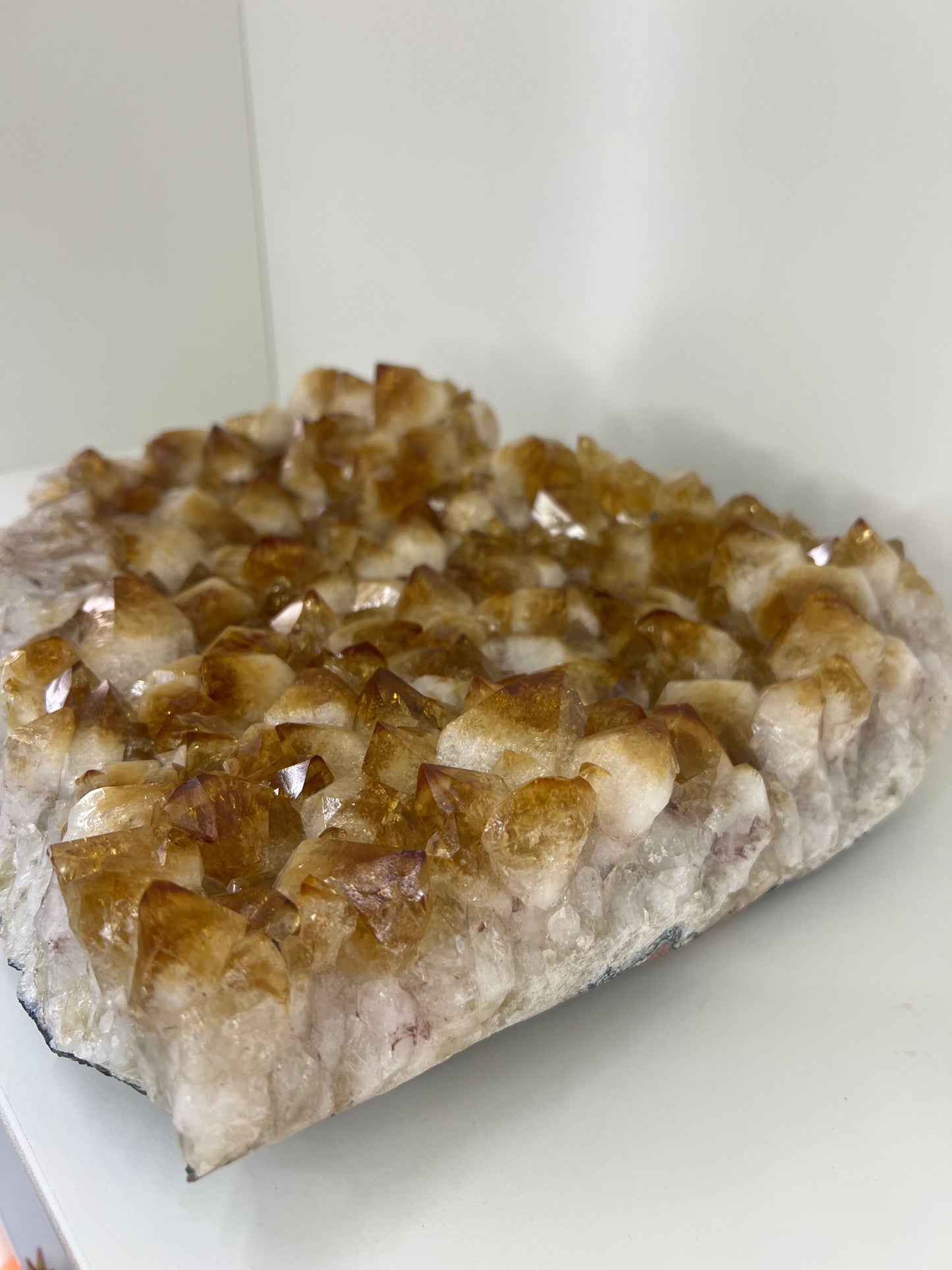 Huge Citrine Cluster