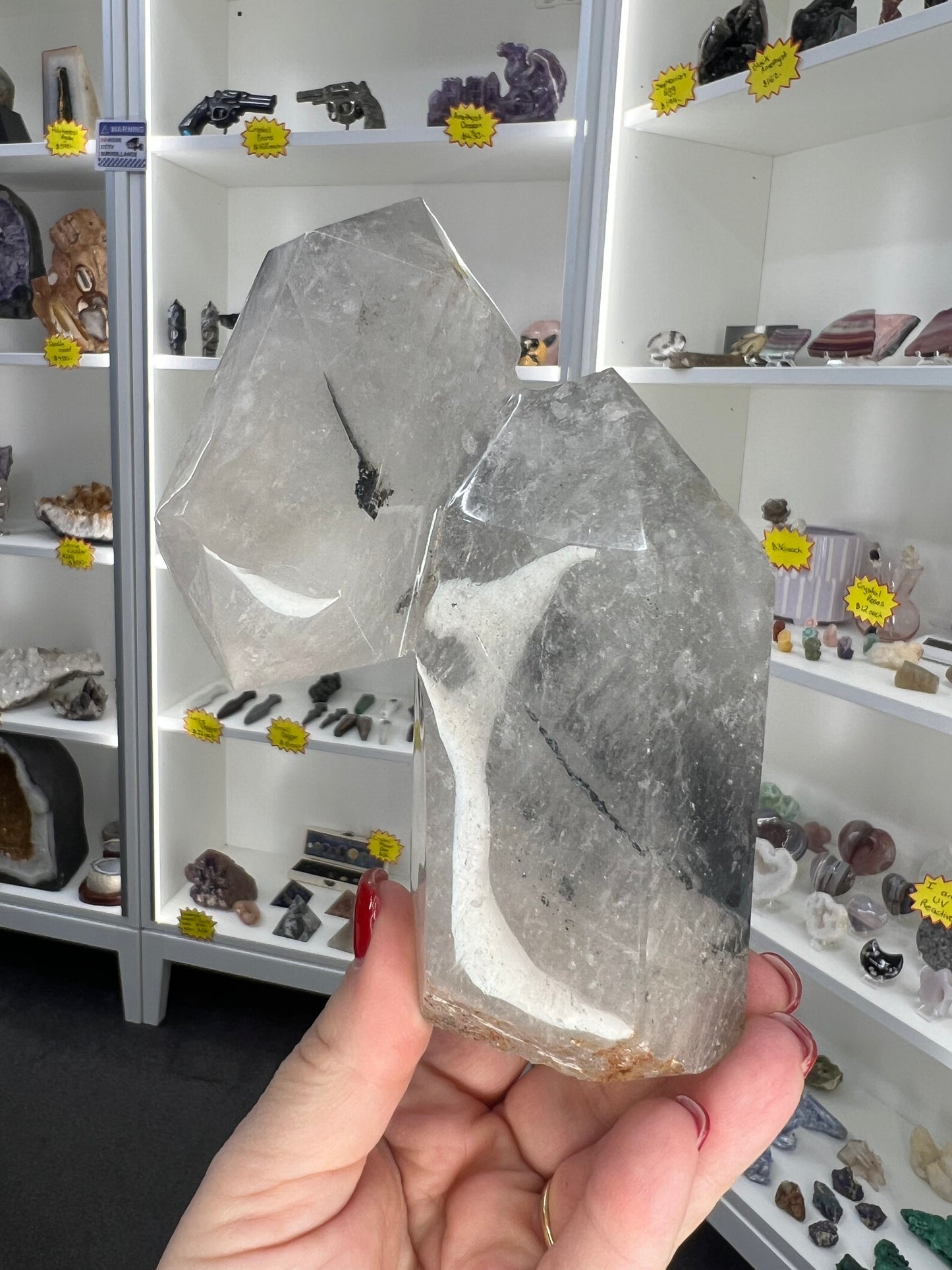 Garden Quartz Double Point Tower
