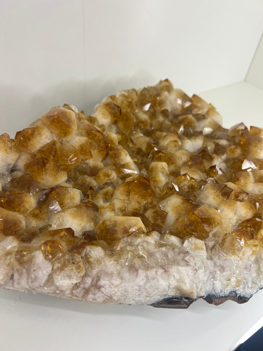 Huge Citrine Cluster