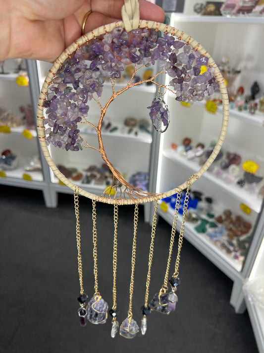 Crystal Tree of Life Suncatcher