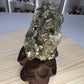 Pyrite Specimen on Custom Stand