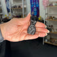 Black Obsidian Lady Torso with Snake