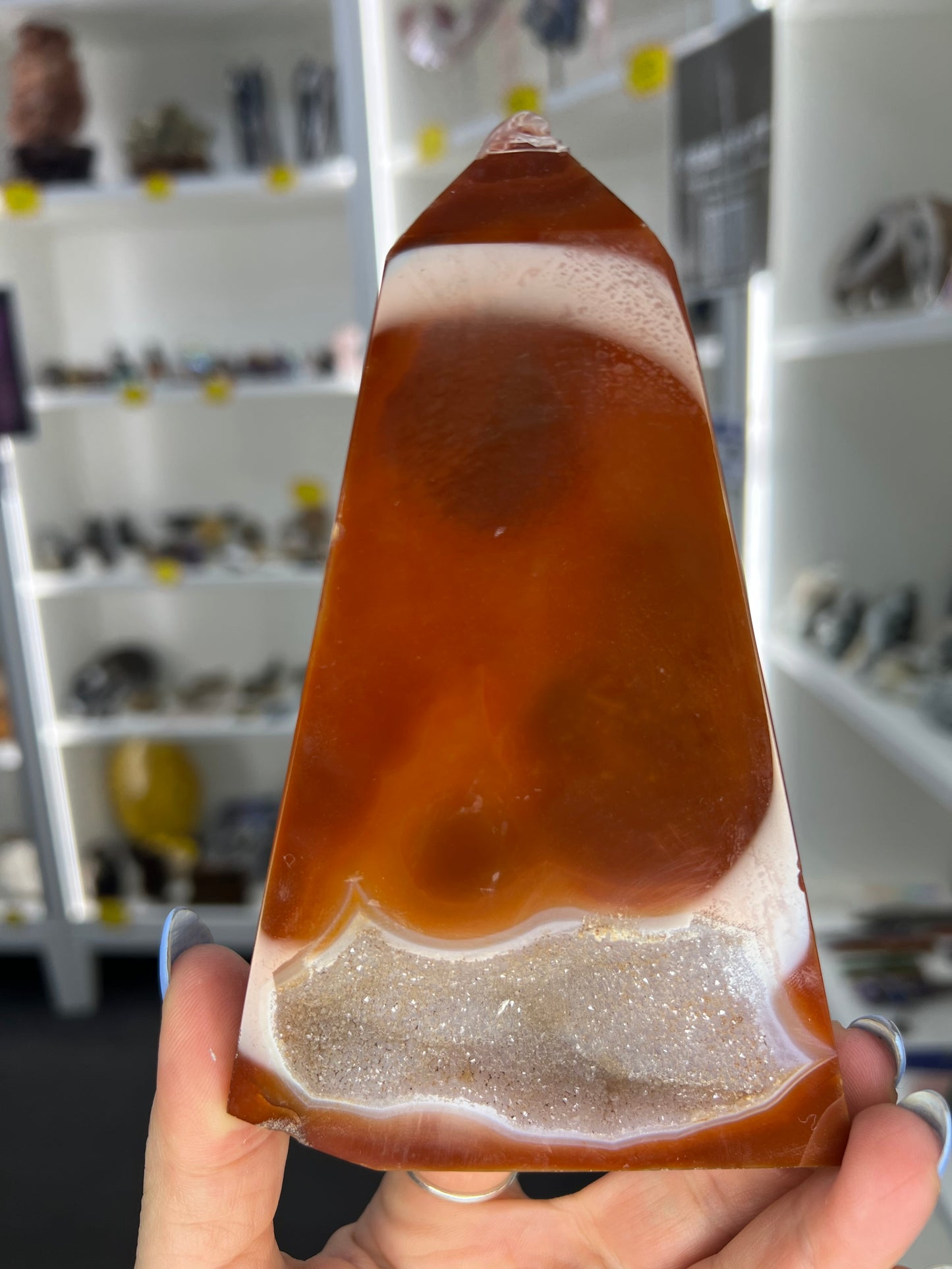 Druzy Carnelian Freeform