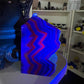 Black Fluorite Tower (UV Reactive)
