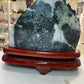 Huge Jade Landscape on Wooden Stand