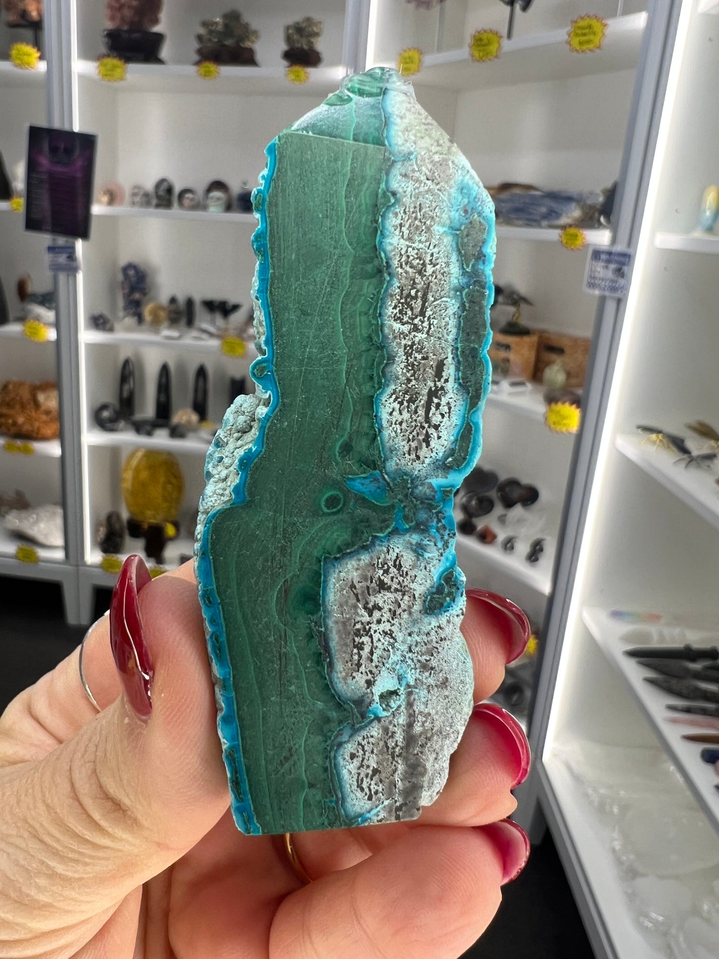 Malachite x Chrysocolla Point