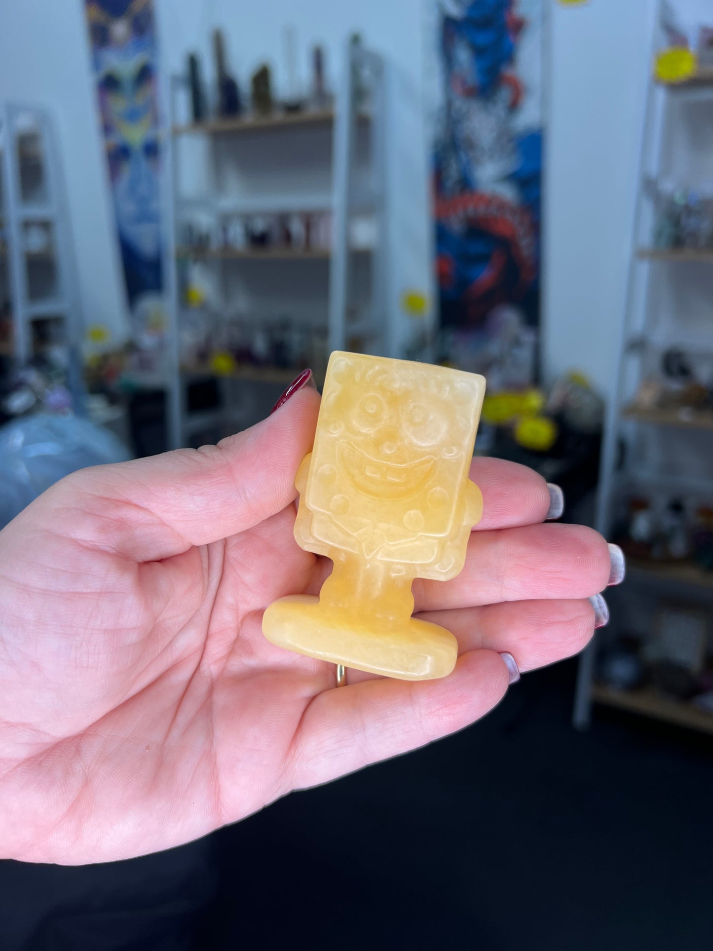 Honey Calcite SpongeBob