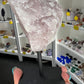 Rose Quartz Rough on Stand