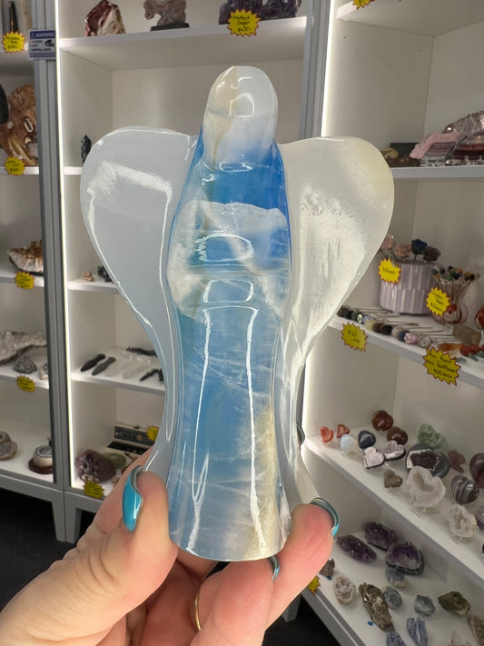 Blue Dyed Onyx Angel