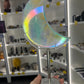 Aura Quartz Moon on Stand