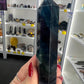 Black Fluorite Tower (UV Reactive)