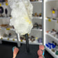 Clear Quartz Cluster on Stand