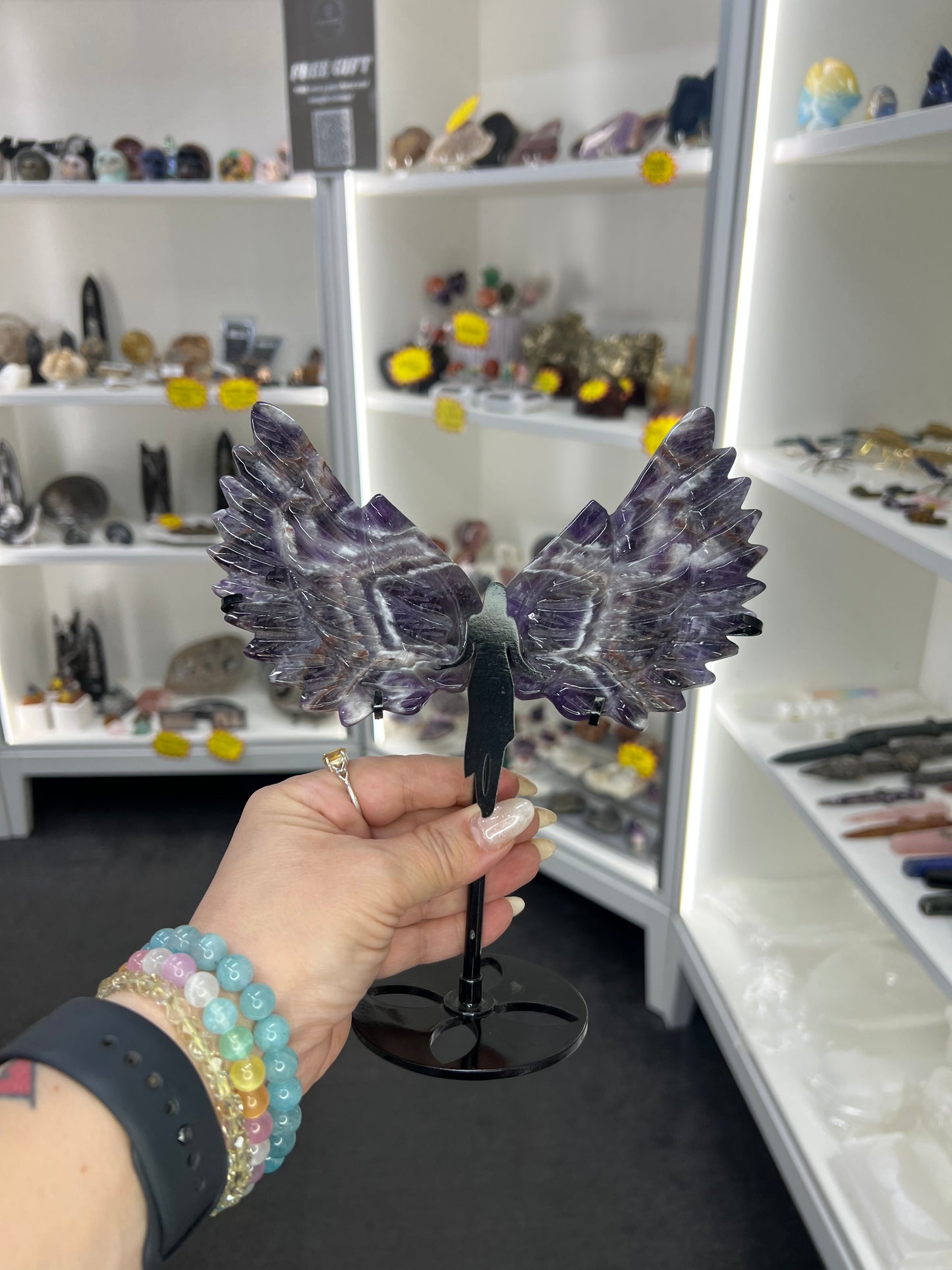 Chevron / Dream Amethyst Angel