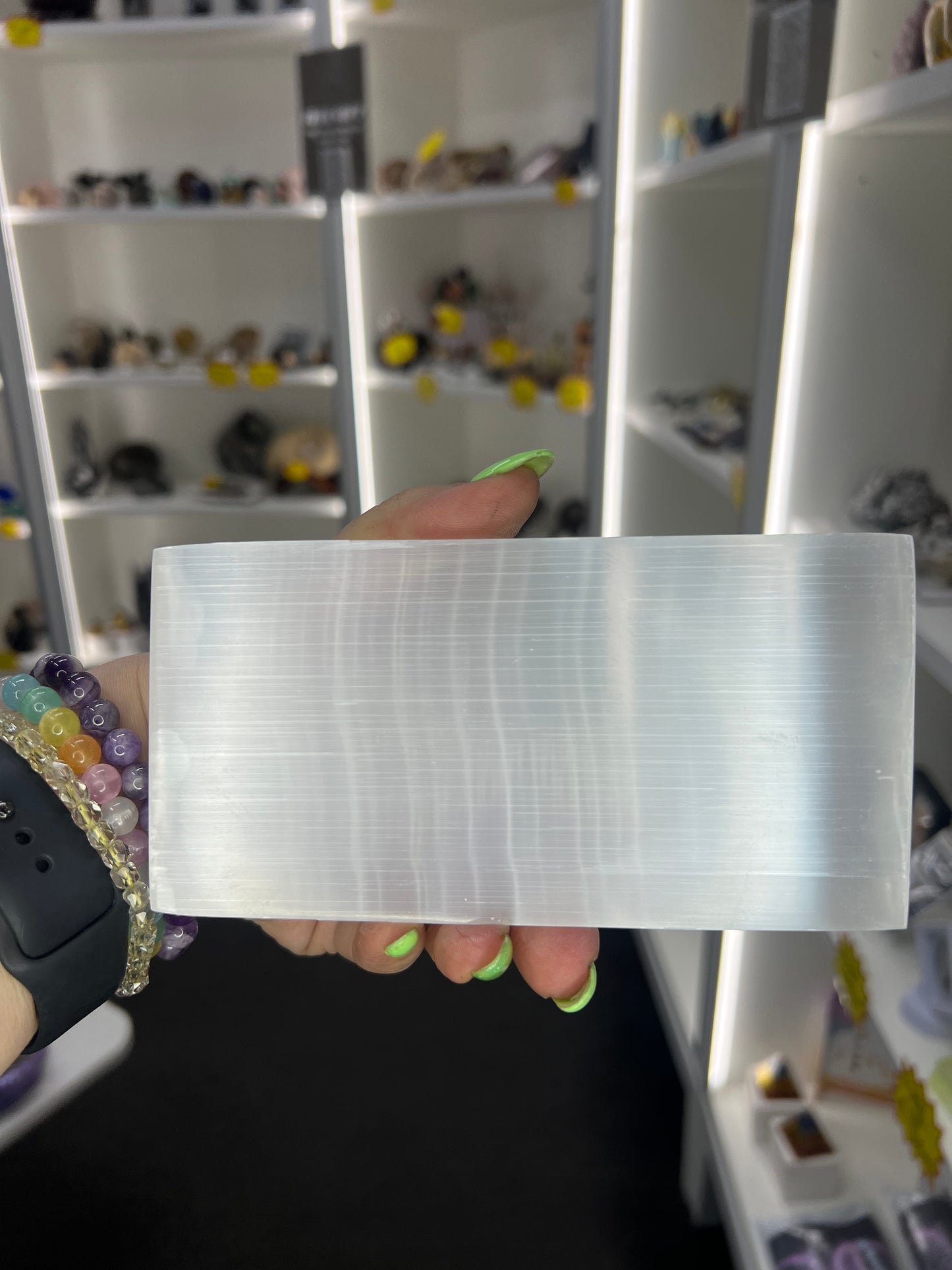 Selenite Angel Wings Charging Plate