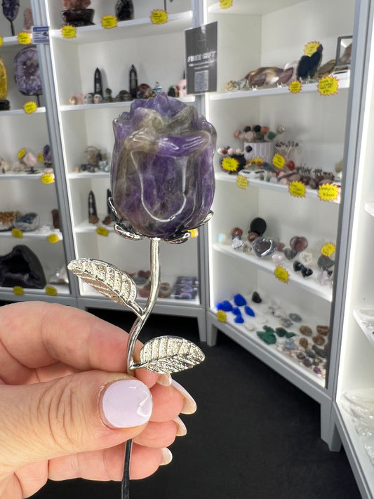 Chevron / Dream Amethyst Forever Rose