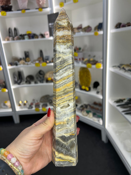 Crazy Lace Agate Tower