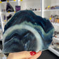 Black Fluorite Slab (UV reactive)
