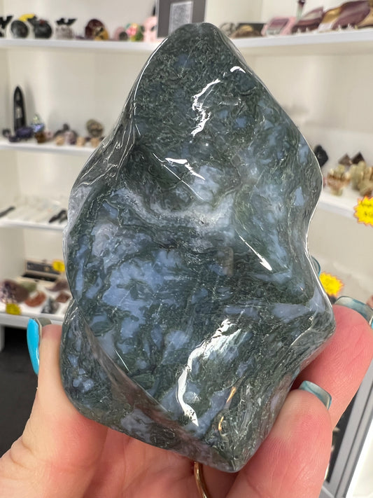 Moss Agate Flame