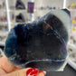 Black Fluorite Slab (UV reactive)