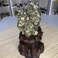 Pyrite Specimen on Custom Stand