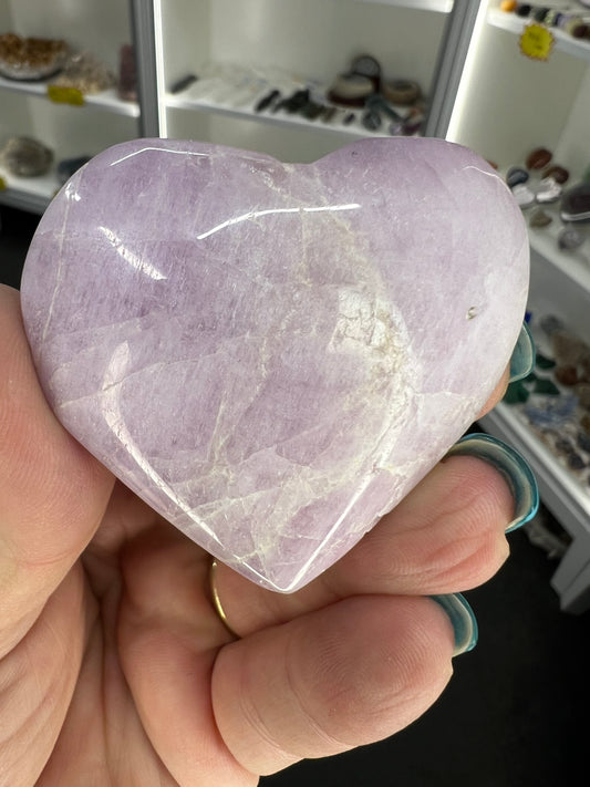 Kunzite Heart