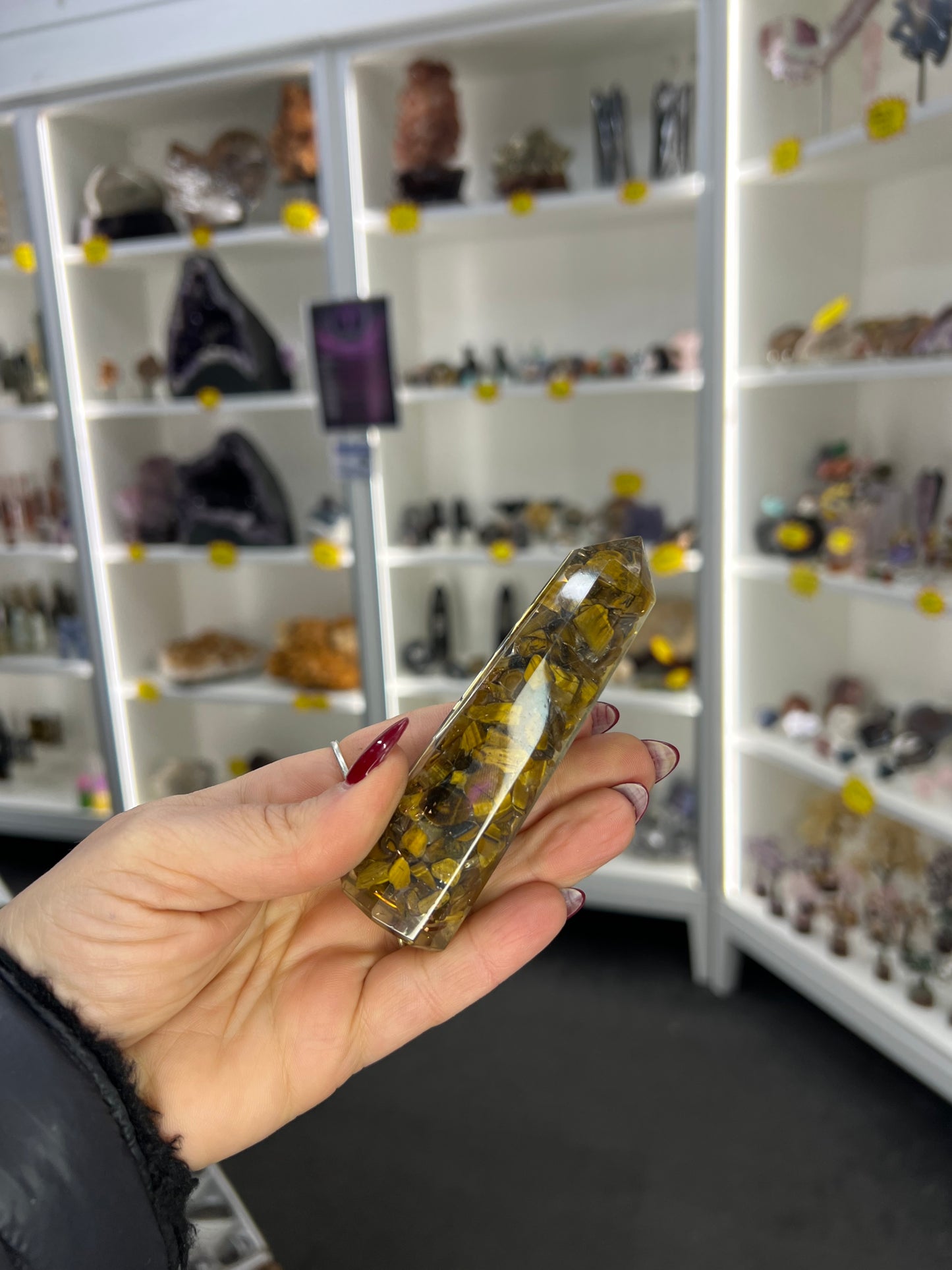 Tigers Eye Organite Tower