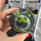 Shungite x Green Opal Sphere on Stand