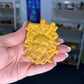 Yellow Jade Medusa Head