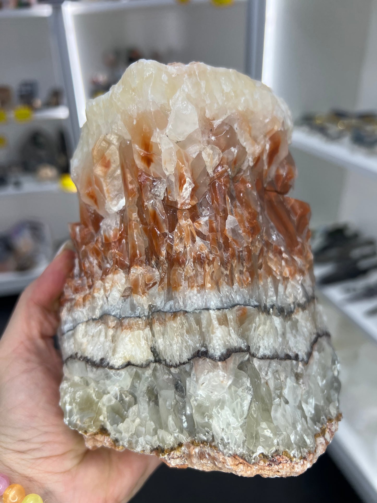 Rainbow Calcite Specimen