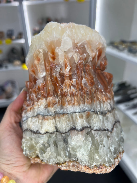 Rainbow Calcite Specimen