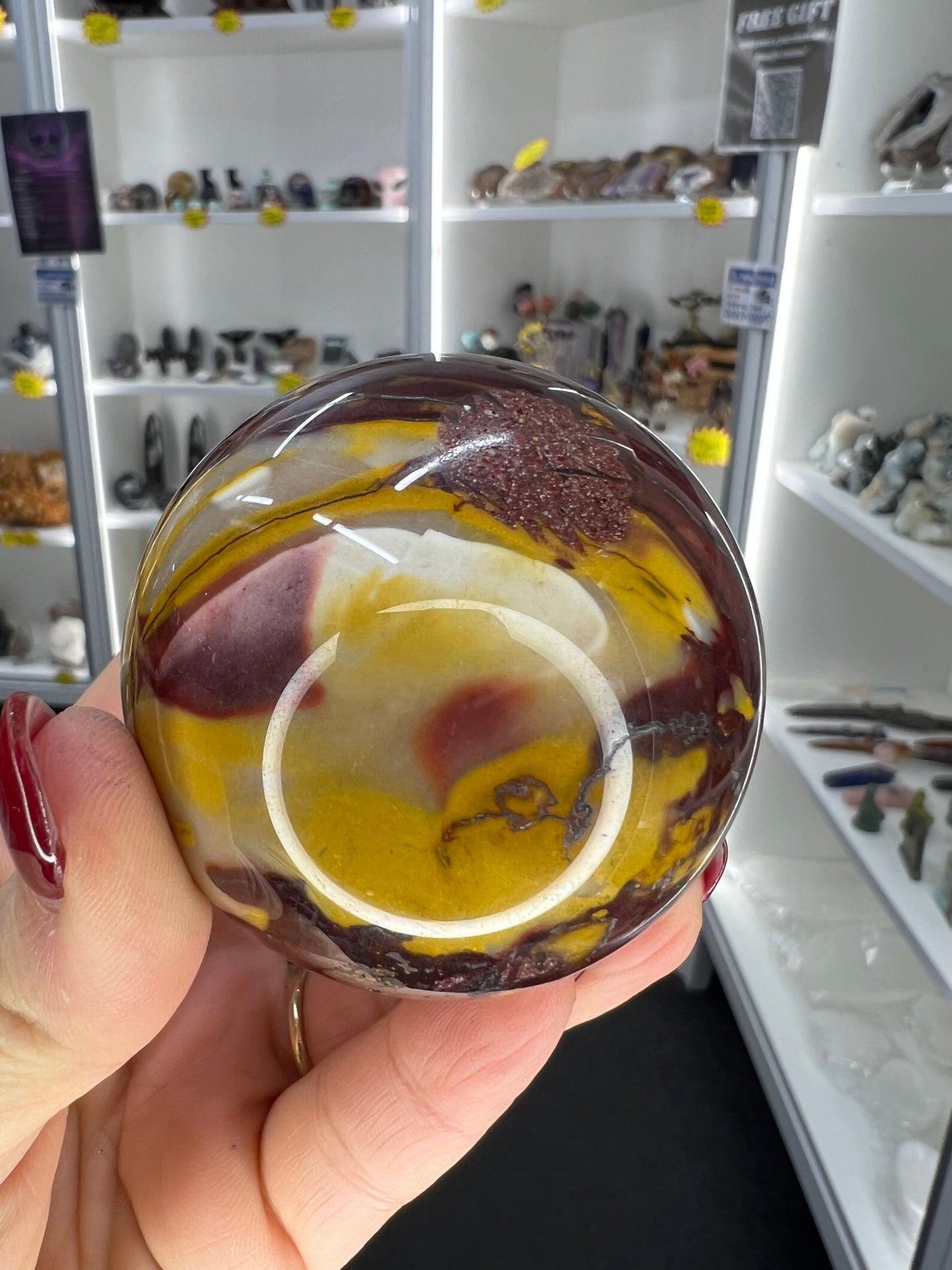 Mookaite Jasper Sphere with Stand